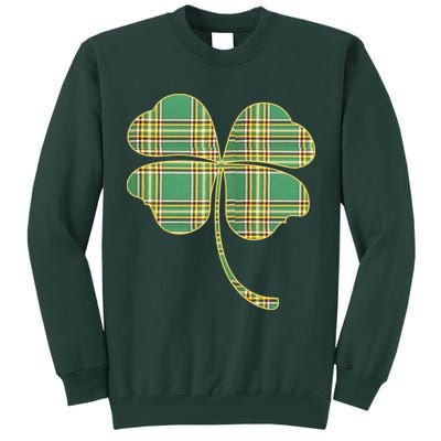 Paid Shamrock Clover Tall Sweatshirt