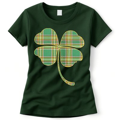 Paid Shamrock Clover Womens T-Shirt
