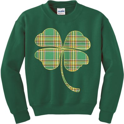 Paid Shamrock Clover Kids Sweatshirt