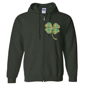 Paid Shamrock Clover Full Zip Hoodie