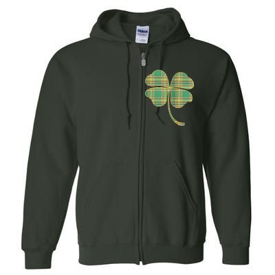 Paid Shamrock Clover Full Zip Hoodie