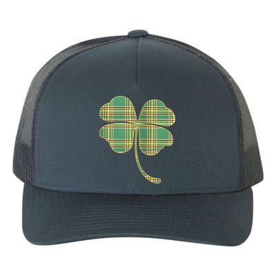 Paid Shamrock Clover Yupoong Adult 5-Panel Trucker Hat