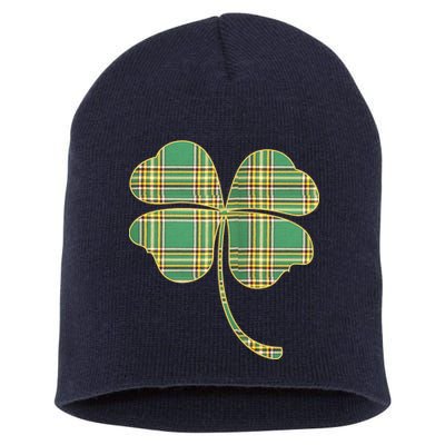 Paid Shamrock Clover Short Acrylic Beanie