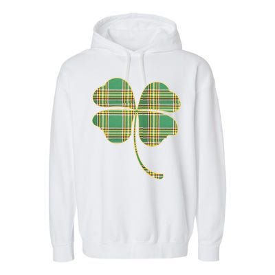 Paid Shamrock Clover Garment-Dyed Fleece Hoodie