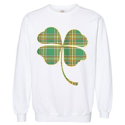 Paid Shamrock Clover Garment-Dyed Sweatshirt