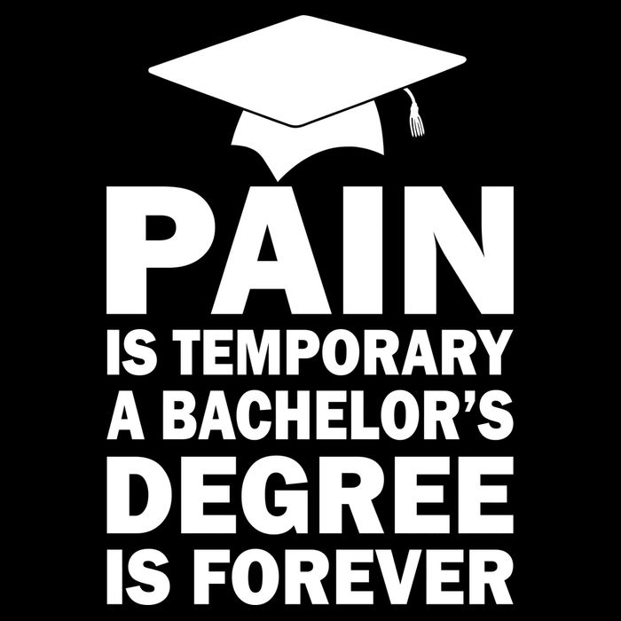 Pain Is Temporary A Bachelor's Degree Is Forever Impact Tech Backpack