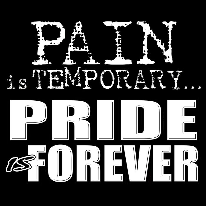 Pain Is Temporary Pride Is Forever Apron