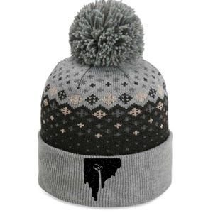 Paint Bucket Galaxy The Baniff Cuffed Pom Beanie