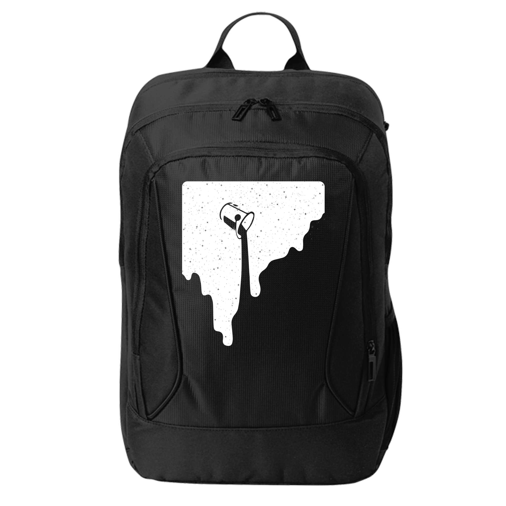 Paint Bucket Galaxy City Backpack