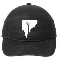 Paint Bucket Galaxy 7-Panel Snapback Hat
