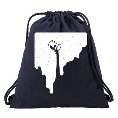 Paint Bucket Galaxy Drawstring Bag