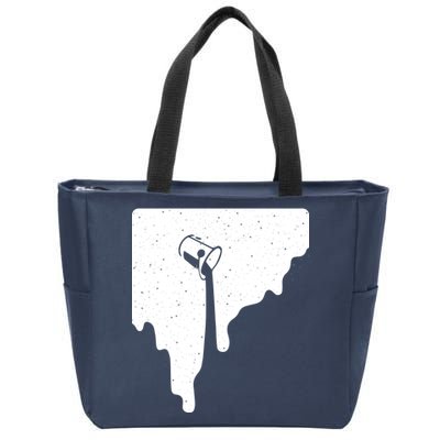 Paint Bucket Galaxy Zip Tote Bag