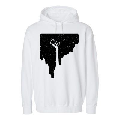 Paint Bucket Galaxy Garment-Dyed Fleece Hoodie