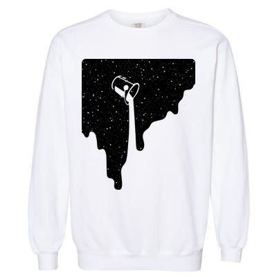 Paint Bucket Galaxy Garment-Dyed Sweatshirt
