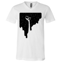 Paint Bucket Galaxy V-Neck T-Shirt