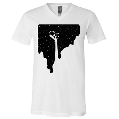 Paint Bucket Galaxy V-Neck T-Shirt