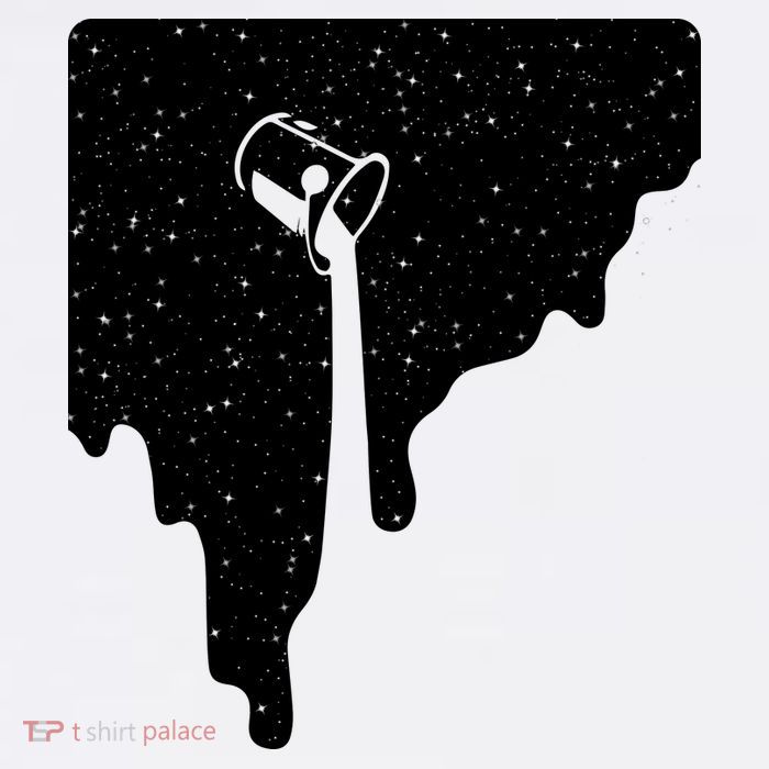 Paint Bucket Galaxy 11oz C Handle Ceramic Mug