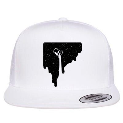 Paint Bucket Galaxy Flat Bill Trucker Hat