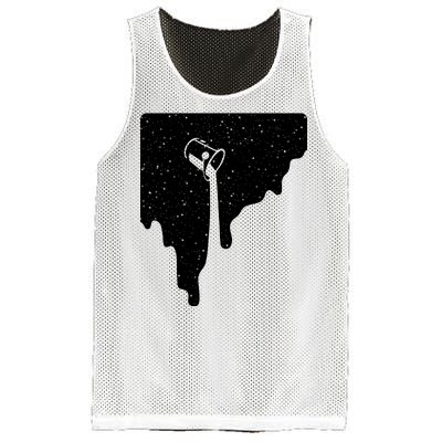 Paint Bucket Galaxy Mesh Reversible Basketball Jersey Tank