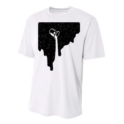 Paint Bucket Galaxy Performance Sprint T-Shirt