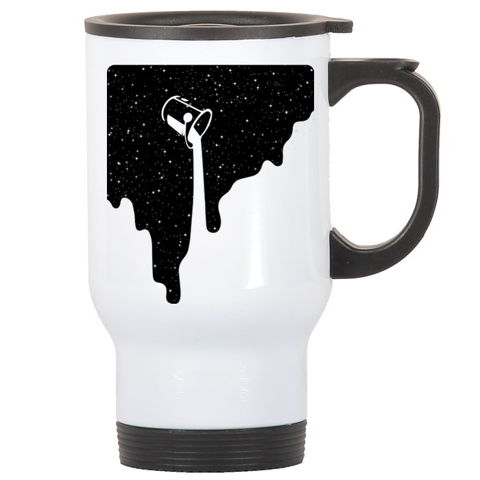 Paint Bucket Galaxy Stainless Steel Travel Mug