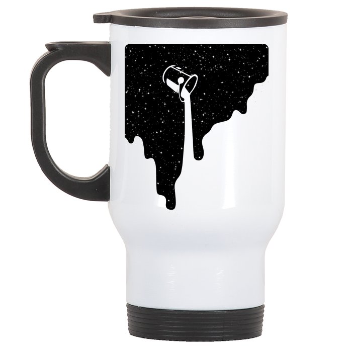 Paint Bucket Galaxy Stainless Steel Travel Mug