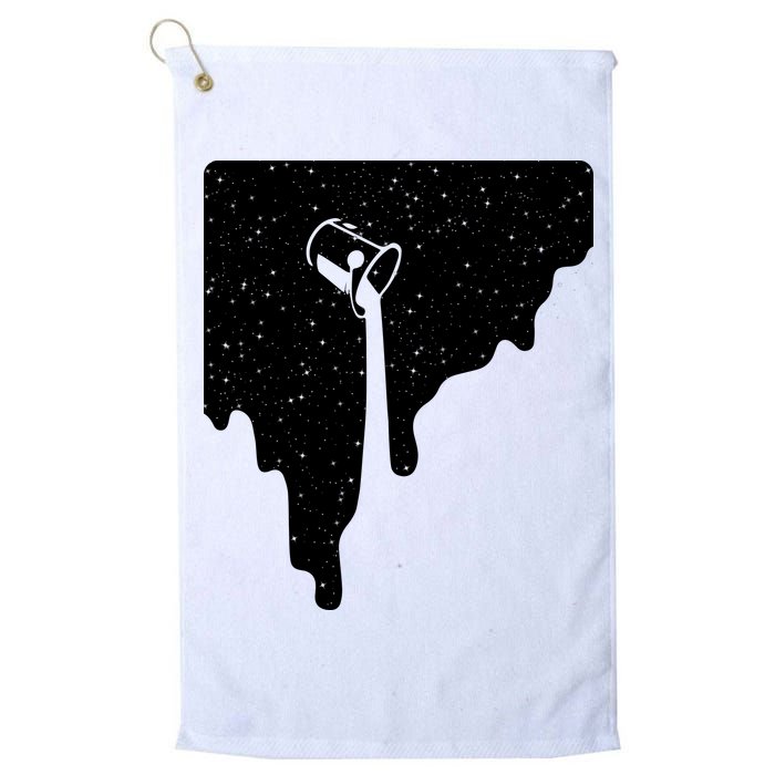 Paint Bucket Galaxy Golf Towel