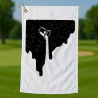 Paint Bucket Galaxy Golf Towel