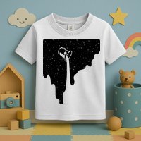 Paint Bucket Galaxy Toddler T-Shirt