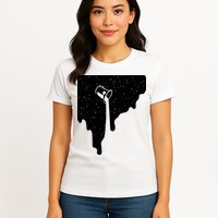 Paint Bucket Galaxy Womens T-Shirt