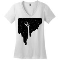 Paint Bucket Galaxy Women's V-Neck T-Shirt