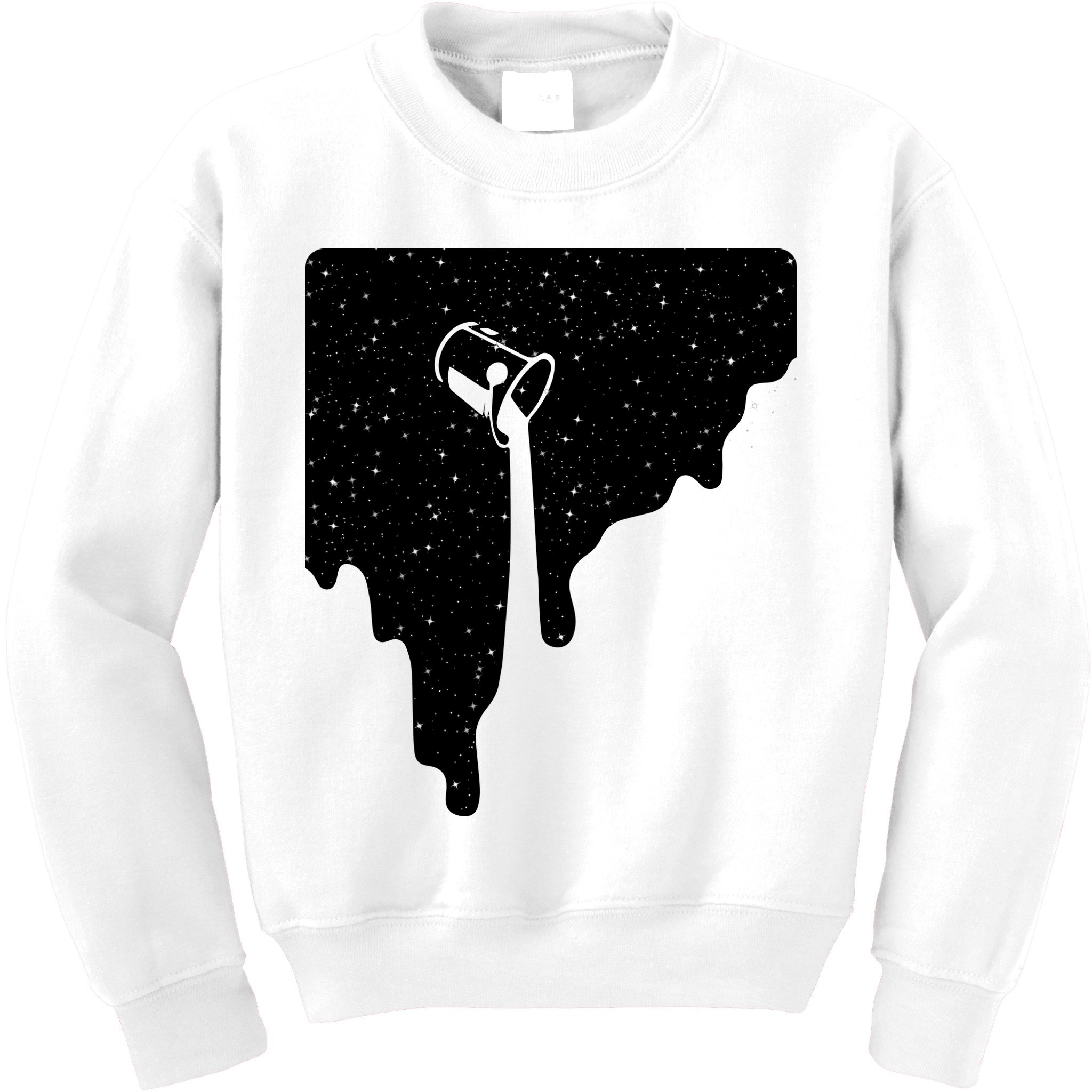 Paint Bucket Galaxy Kids Sweatshirt
