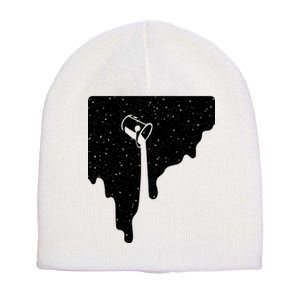 Paint Bucket Galaxy Short Acrylic Beanie