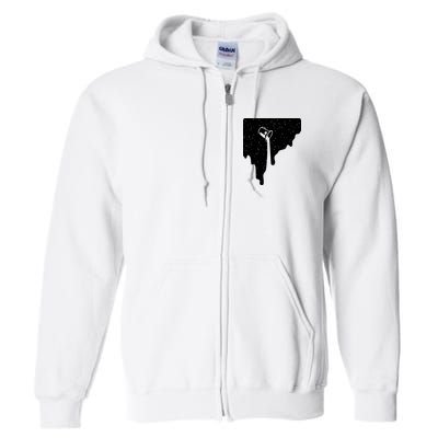 Paint Bucket Galaxy Full Zip Hoodie
