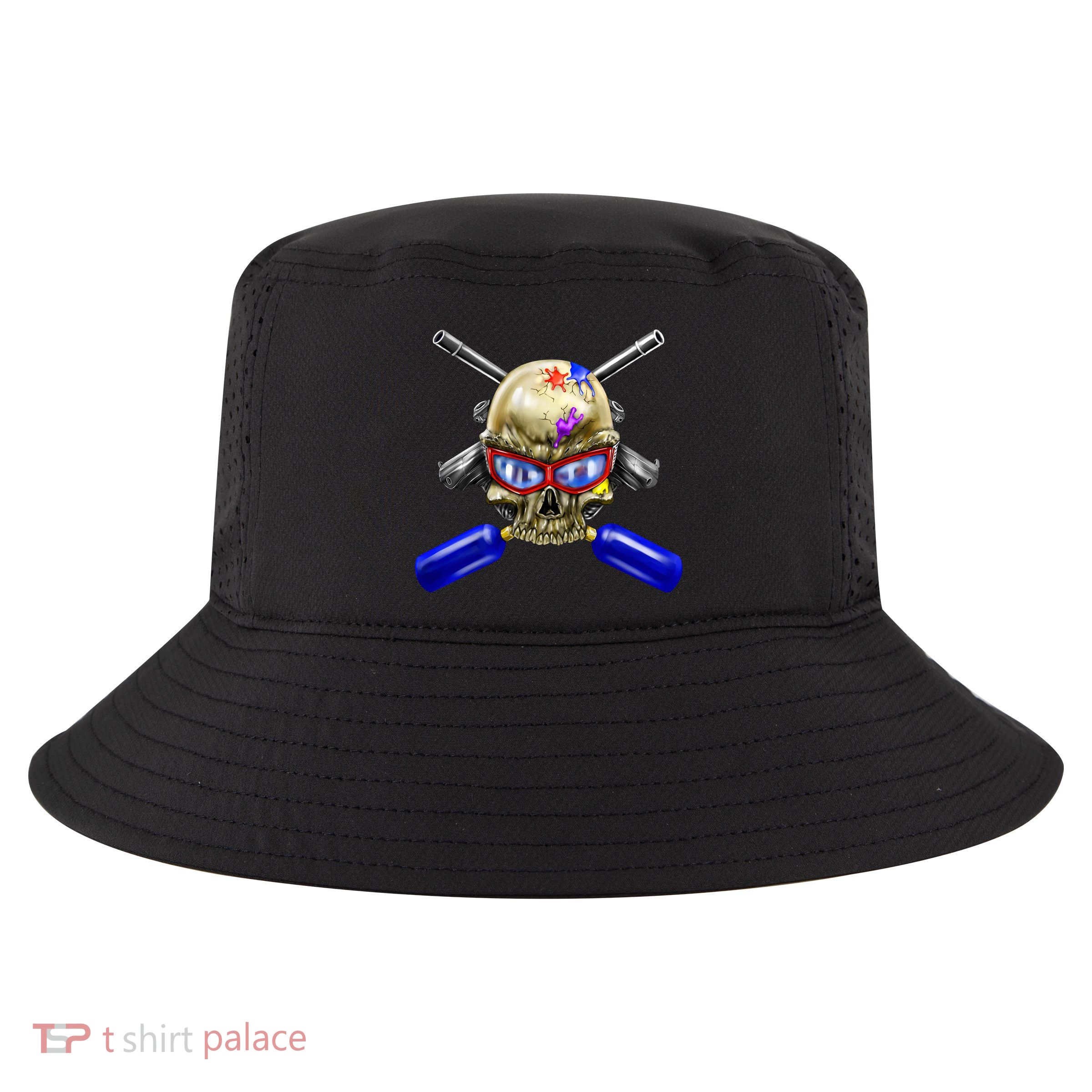 Paintball Skull Cool Comfort Performance Bucket Hat