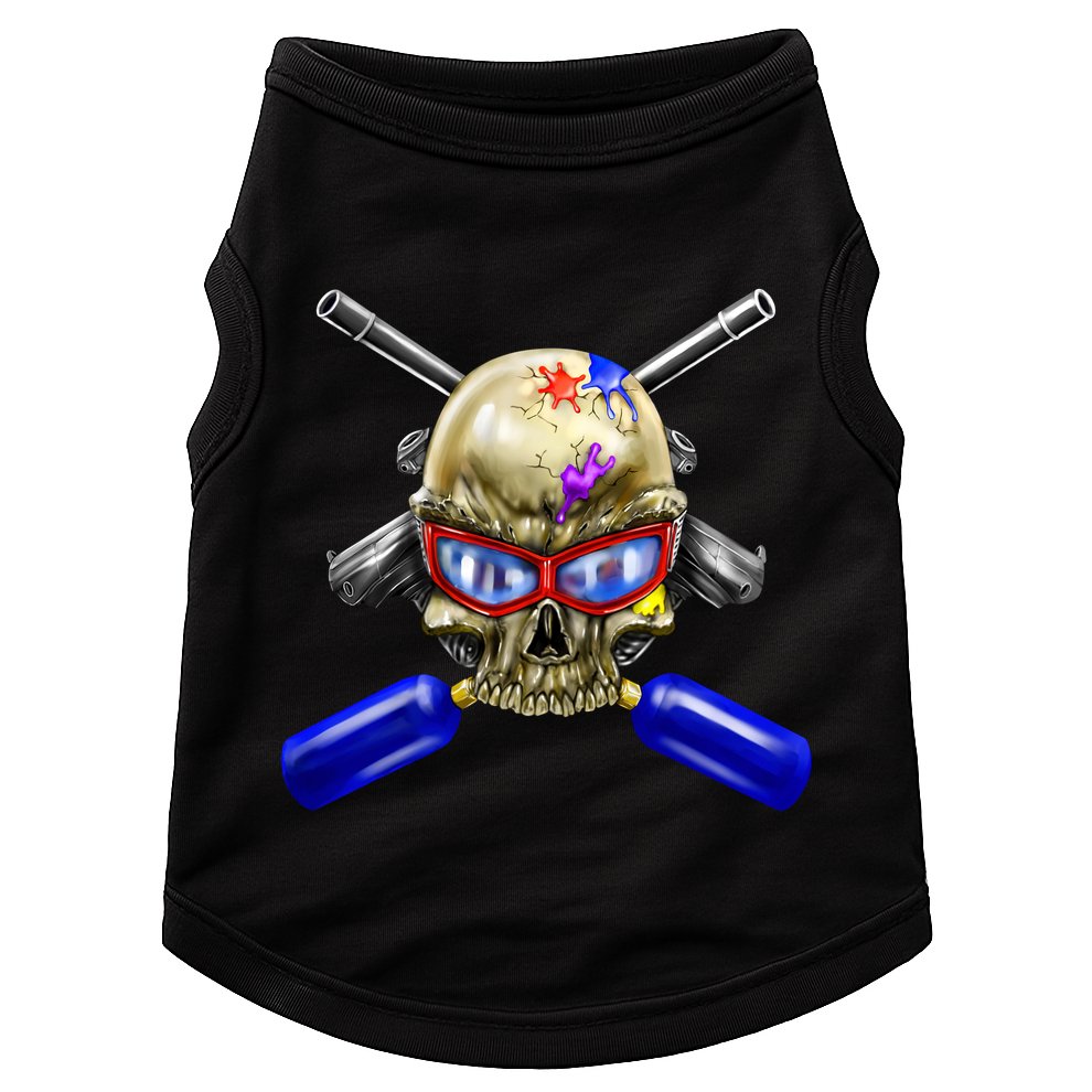 Paintball Skull Doggie Tank