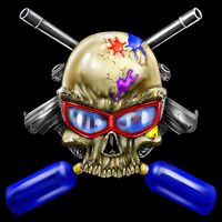 Paintball Skull Apron