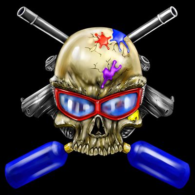 Paintball Skull T-Shirt