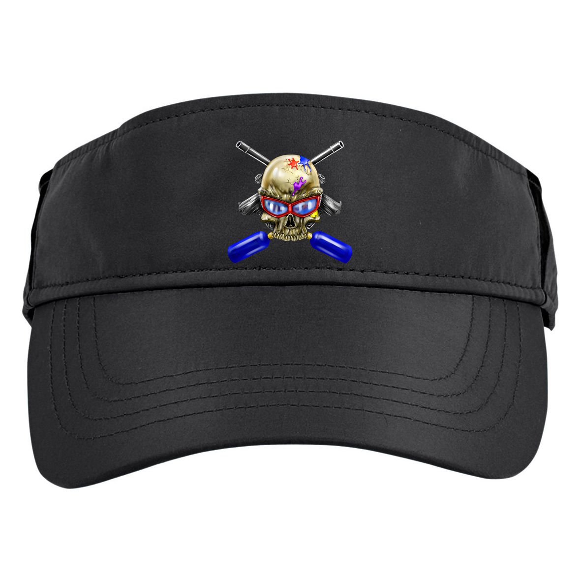 Paintball Skull Adult Drive Performance Visor