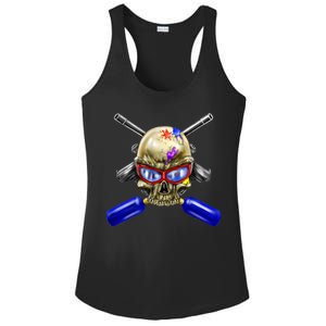 Paintball Skull Ladies PosiCharge Competitor Racerback Tank