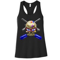 Paintball Skull Women's Racerback Tank