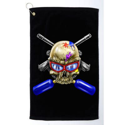 Paintball Skull Golf Towel