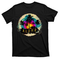 Painted Aloha Palms Beach T-Shirt