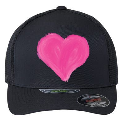 Painted Heart Flexfit Unipanel Trucker Cap