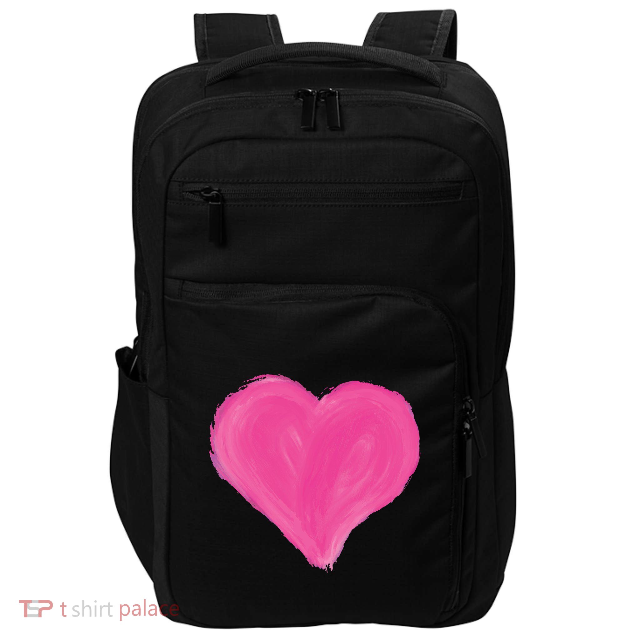Painted Heart Impact Tech Backpack