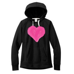 Painted Heart Women's Fleece Hoodie