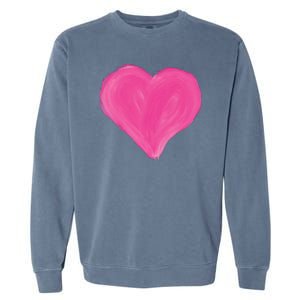 Painted Heart Garment-Dyed Sweatshirt