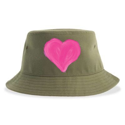 Painted Heart Sustainable Bucket Hat