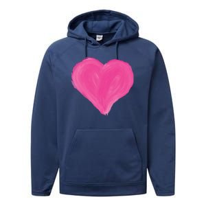 Painted Heart Performance Fleece Hoodie