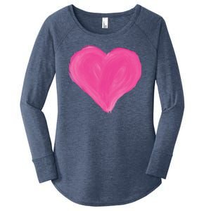 Painted Heart Women's Perfect Tri Tunic Long Sleeve Shirt